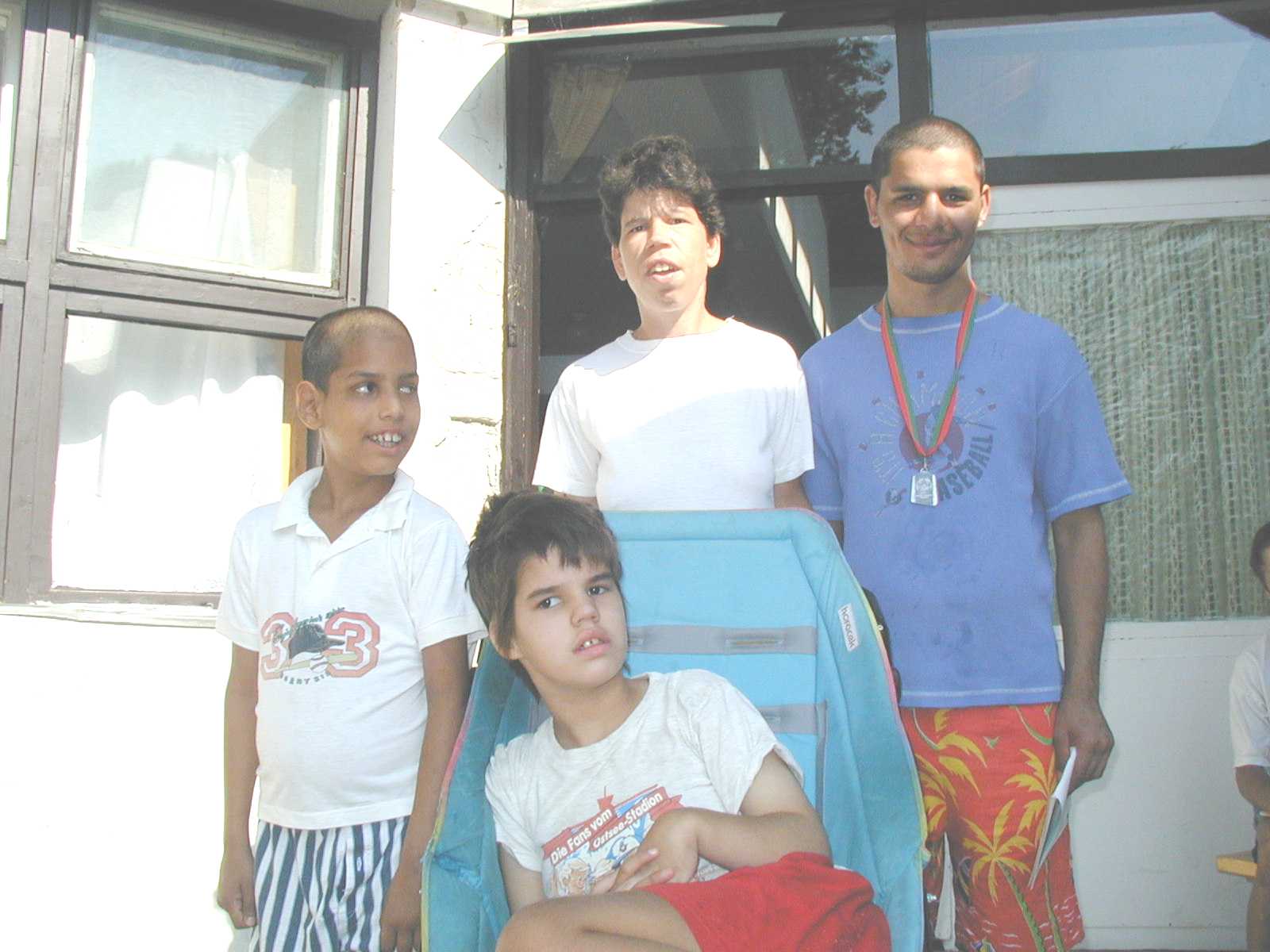 Children at Barcs, Hungary.